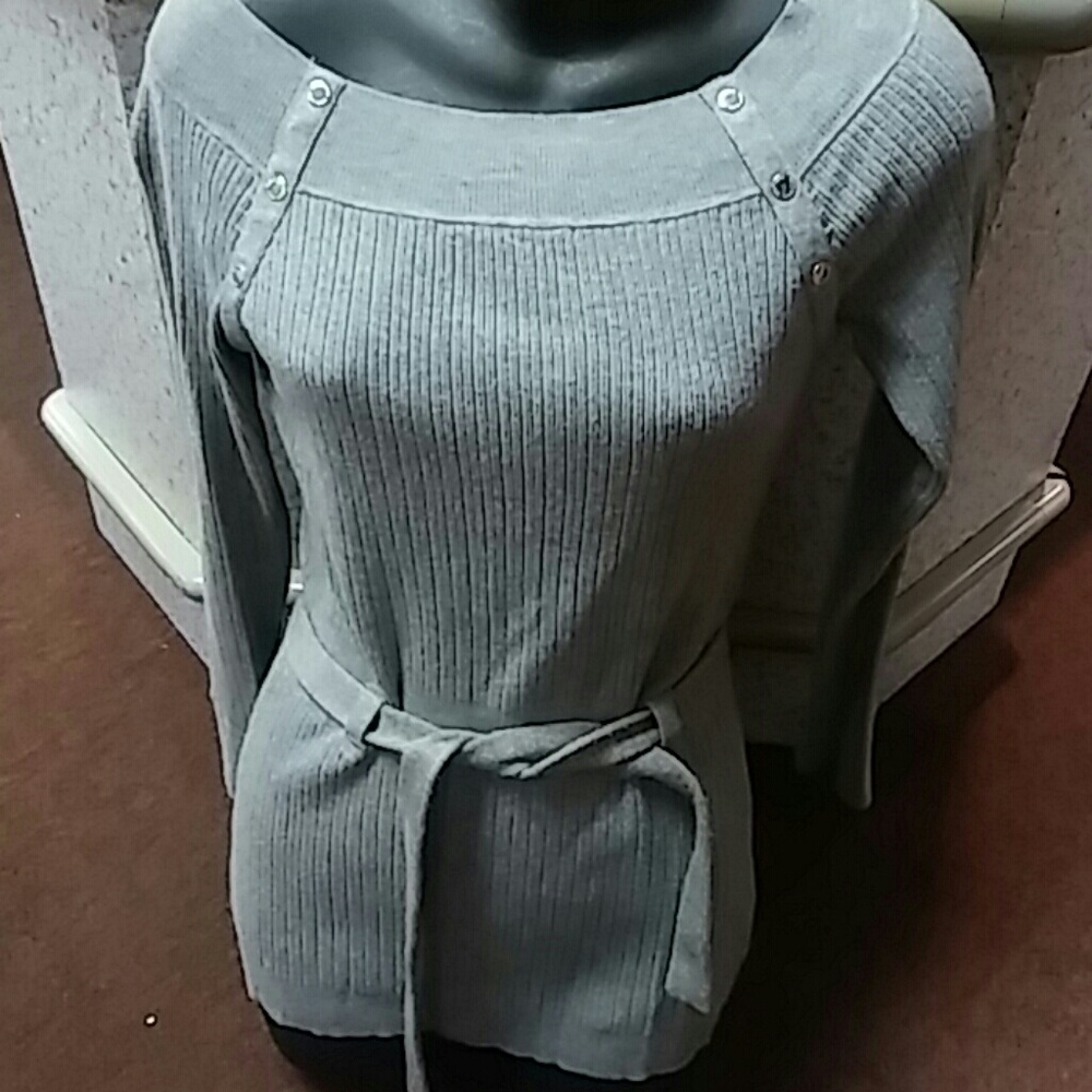 Black & white gray sweater